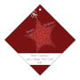 Diamond Star with String Christmas Hang Tag